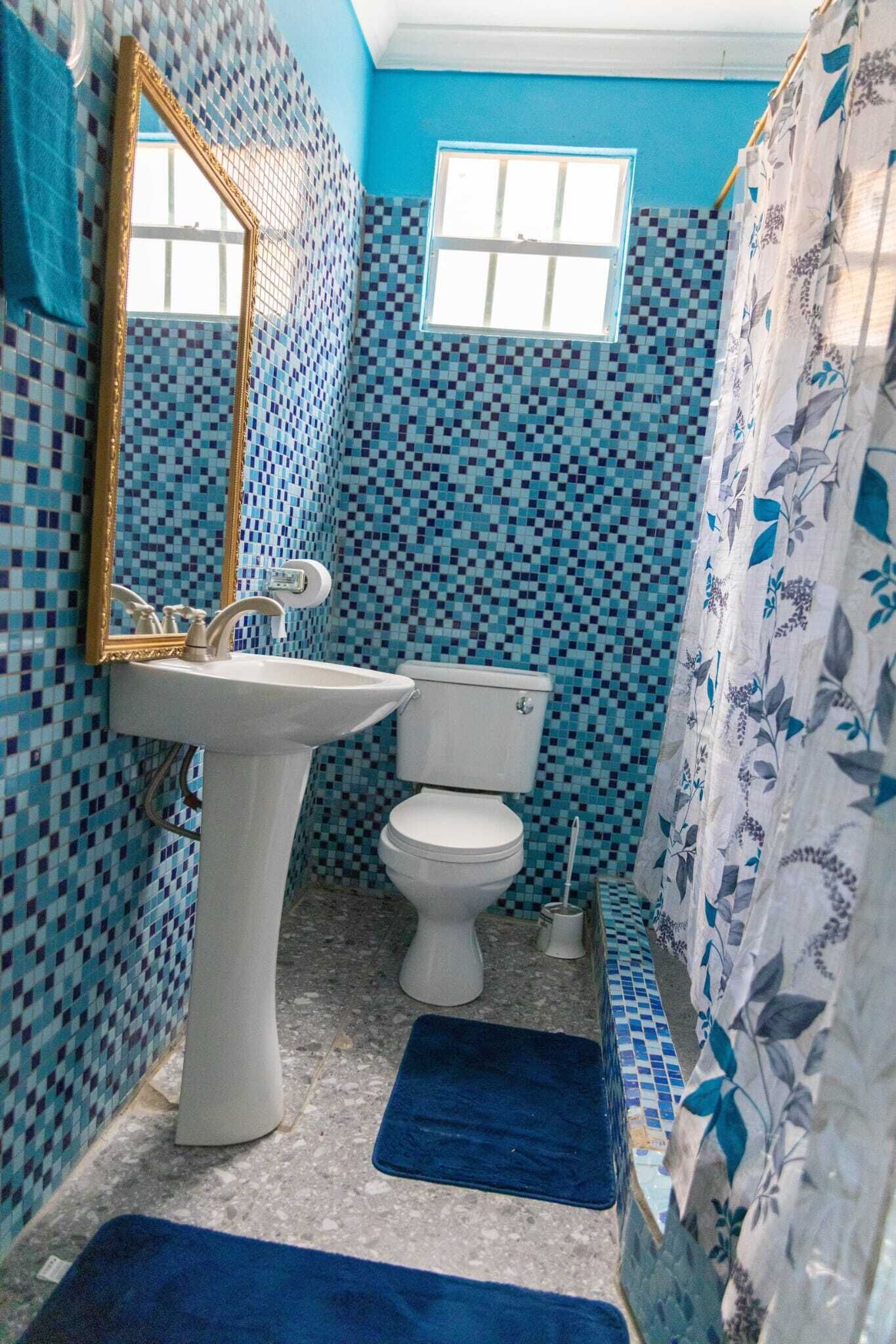 Dusche, Handtücher, Seife