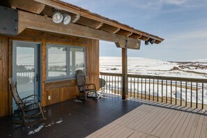 Terrace/patio - Cora Home w/ Mountain Views - Fishing On-Site! (Cora)