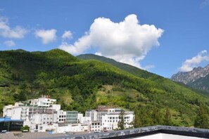 Blick von der Unterkunft