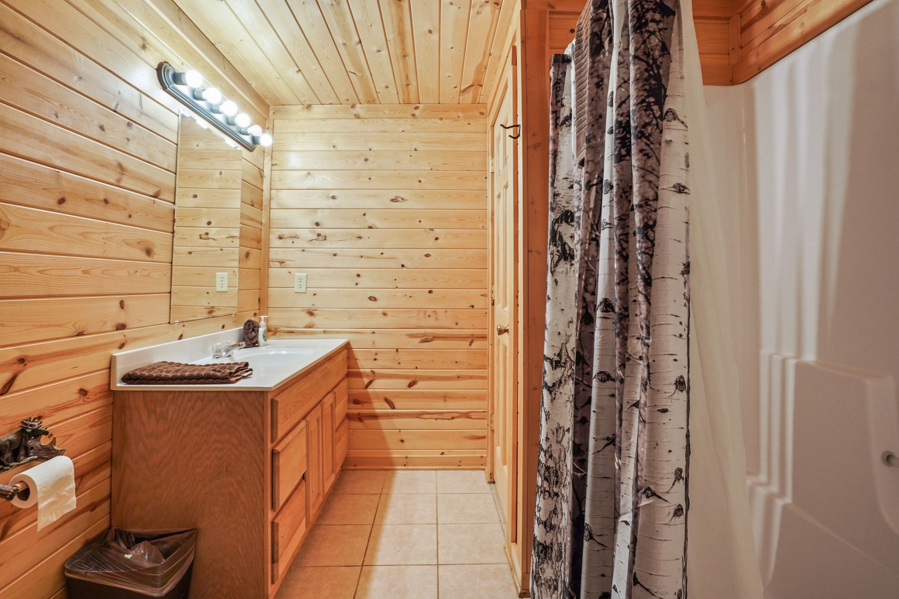 Bathtub, hair dryer, towels, soap