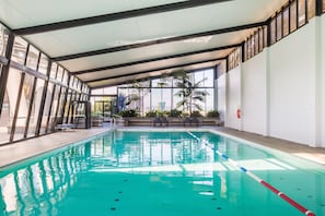 Indoor pool, outdoor pool