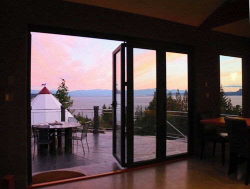 One of a kind custom home with exceptional views overlooking Strait of Georgia