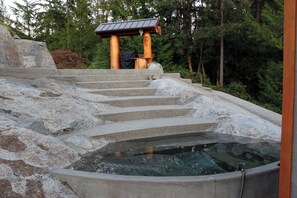 Pool - One of a kind custom home with exceptional views overlooking Strait of Georgia (Halfmoon Bay)