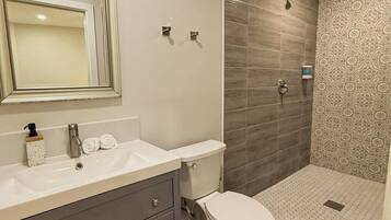 Hair dryer, towels