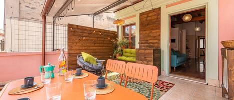 Restauration en plein air