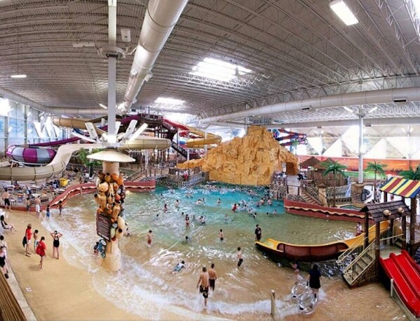 Indoor pool, a heated pool