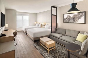 In-room safe, desk, laptop workspace, blackout drapes