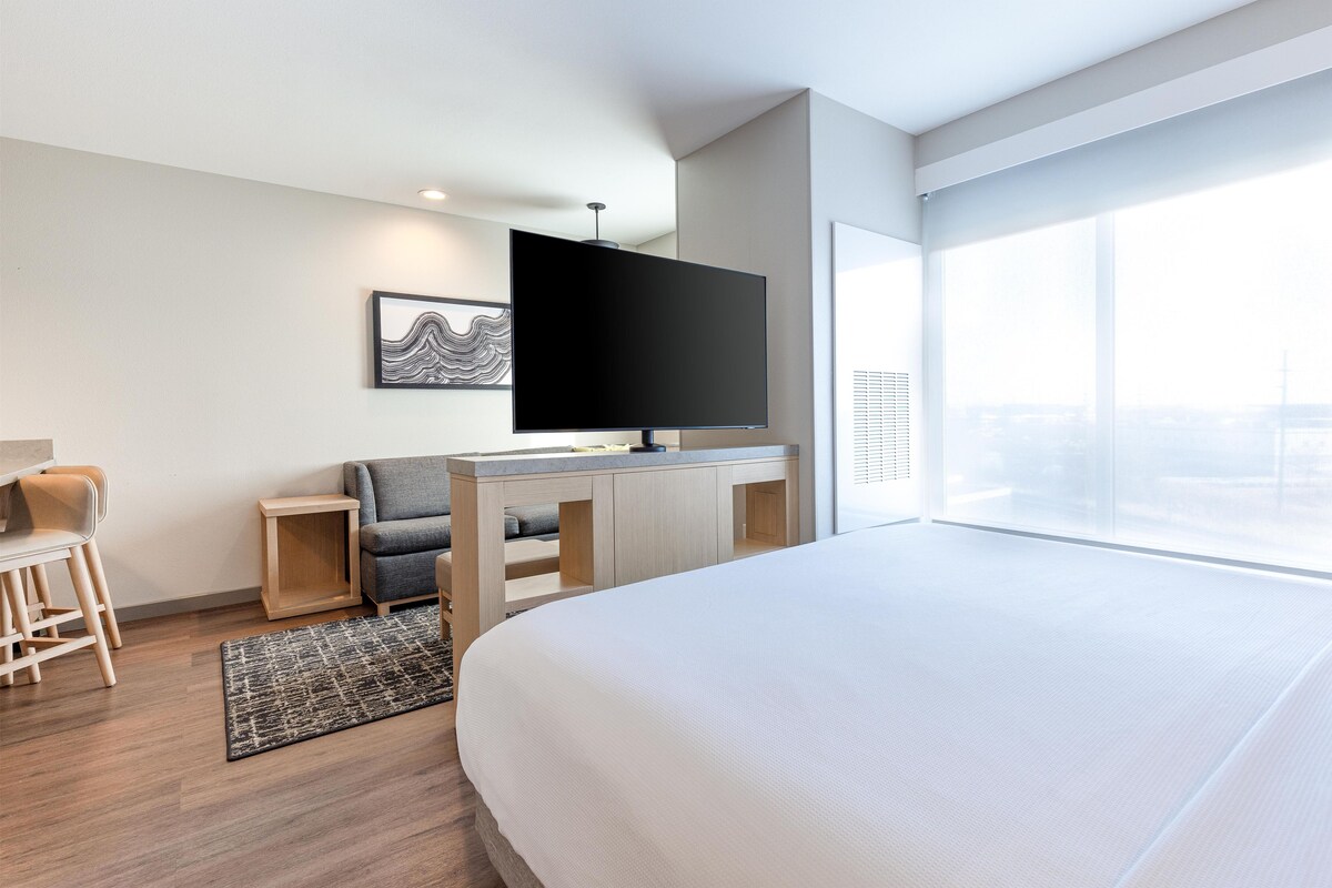 Room, 1 King Bed with Sofa bed (Specialty) | In-room safe, desk, laptop workspace, blackout drapes