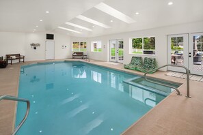 Indoor pool, a heated pool