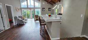 Upper level living space