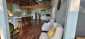 Upper living room space