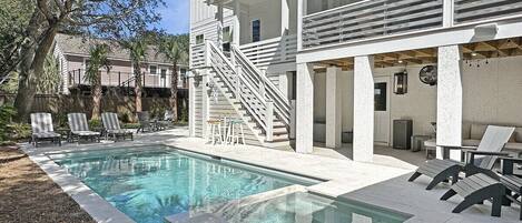 Piscine couverte, piscine chauffée