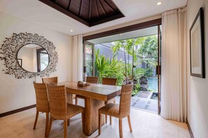 Dining - Seventeen Kejora - Beachfront Estate - The Best Location in Sanur (Sanur)