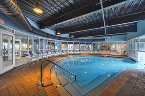 Indoor pool, outdoor pool