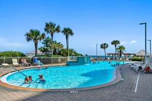 Indoor pool, outdoor pool - 1004 Oceanfront Pelican Beach Resort Amazing Location Multiple Pools & Hot Tubs (Destin)
