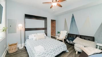 1 quarto, escrivaninha, ferros/tábuas de passar roupa, Wi-Fi