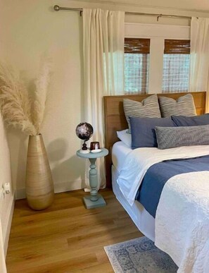 2 bedrooms, travel crib, WiFi, bed sheets