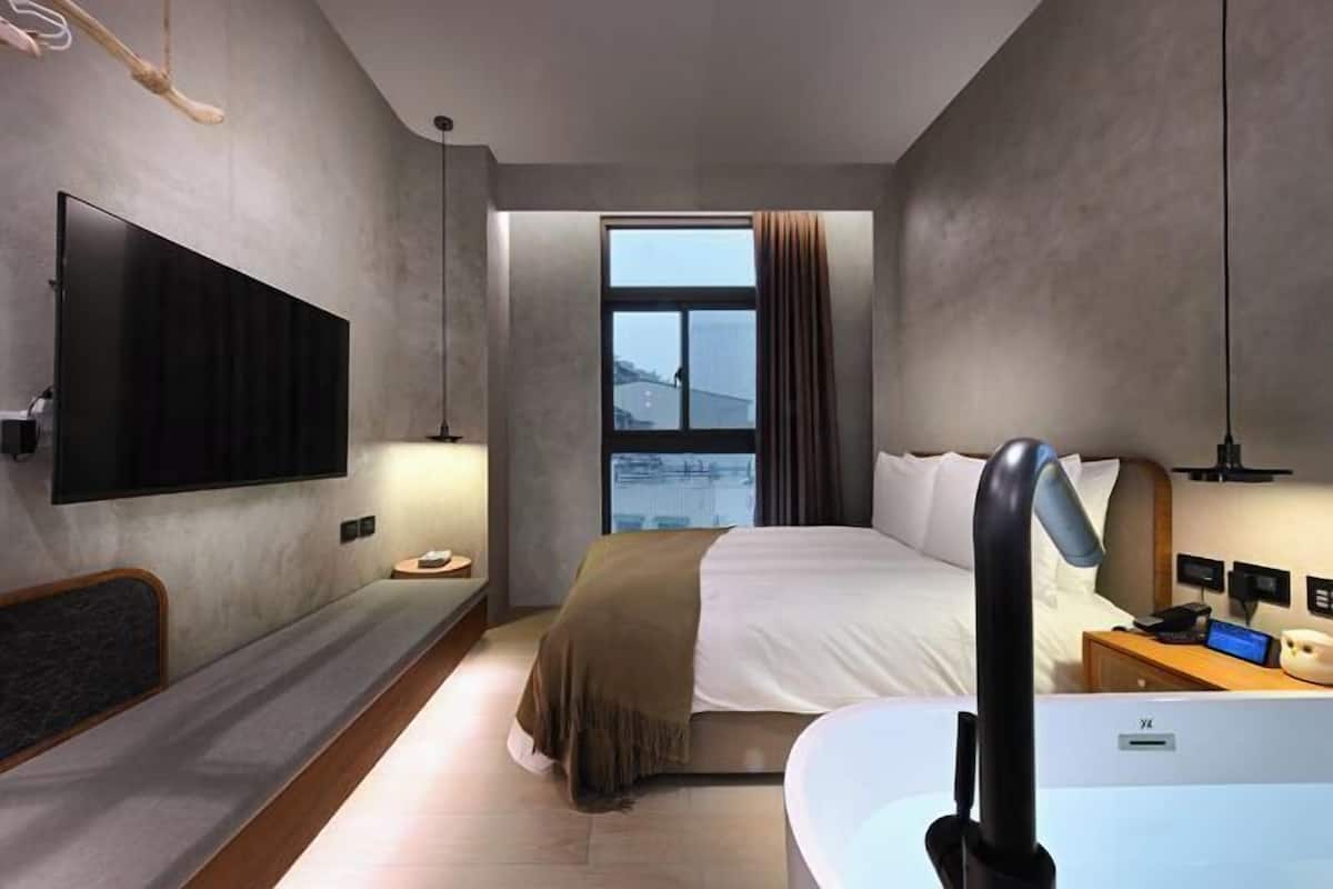 Ropa de cama de alta calidad, edredones de plumas, minibar