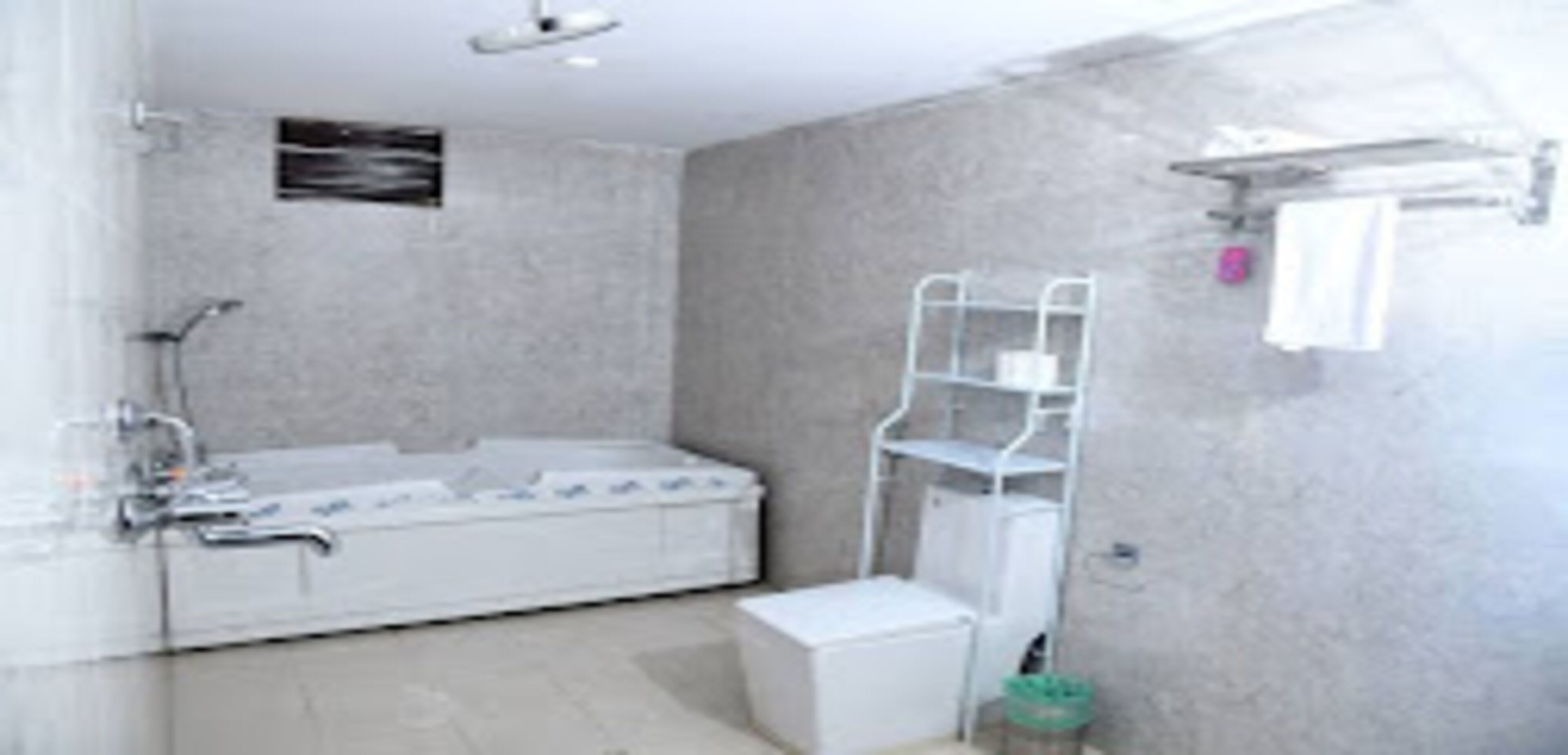 shower, rainfall showerhead, towels, soap