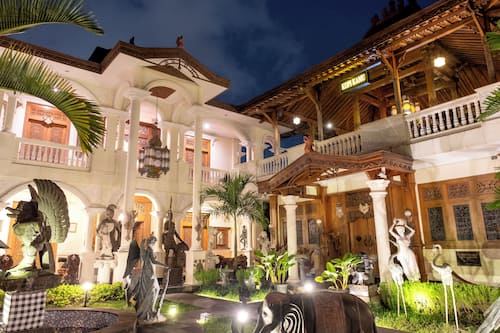 Front of property – evening/night