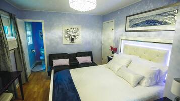 1 chambre, fer et planche Ă repasser, Wi-Fi, draps fournis