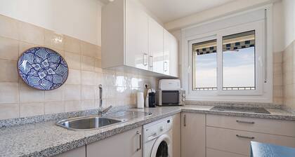 Holiday Apartment "Doña Amparo Chipiona Playa De Regla" with Sea View & Shared Pool