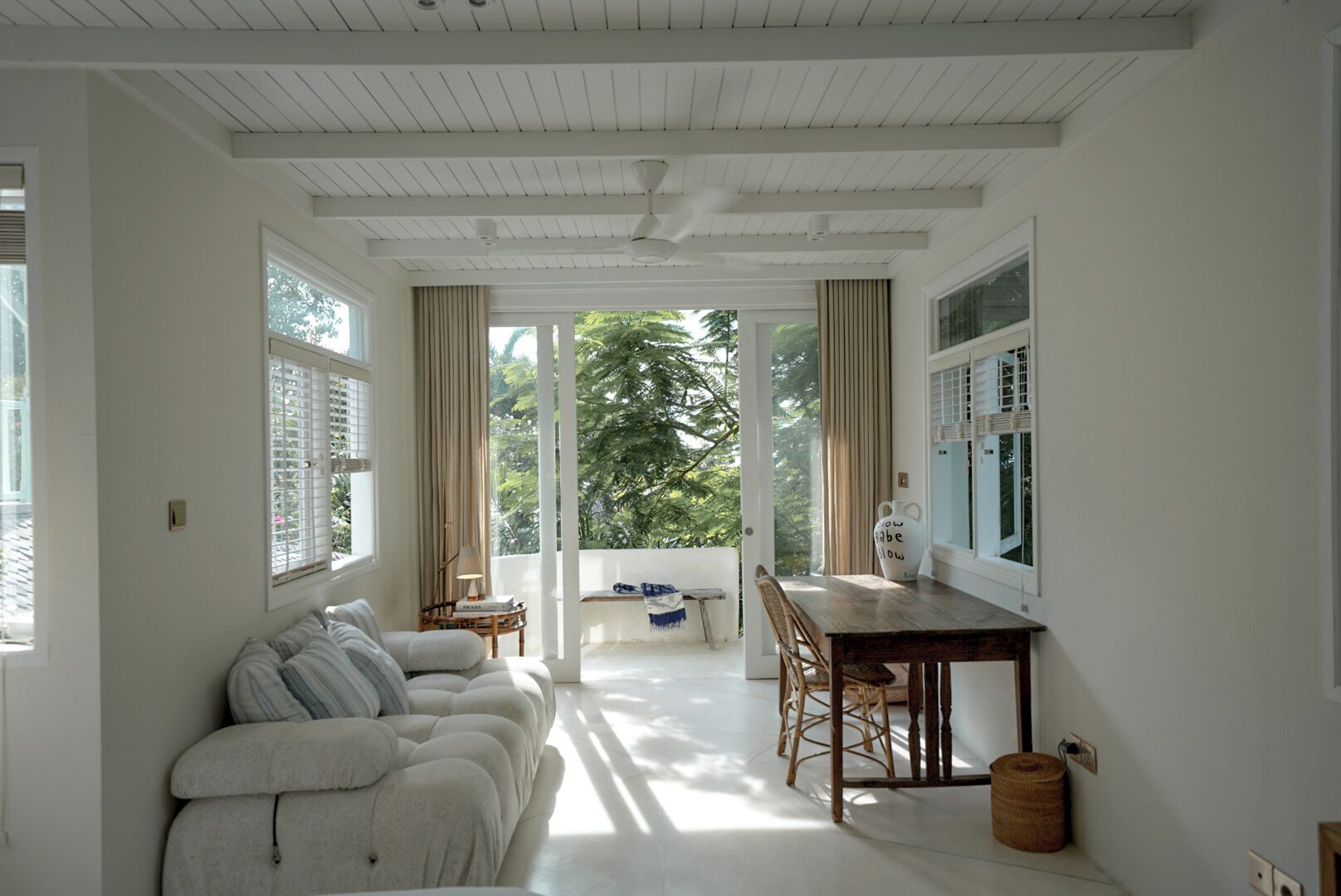 Basic Tree House, 1 Katil Raja (King), Non Smoking, Garden View | Cadar kapas Mesir, peralatan tempat tidur premium, bar mini 