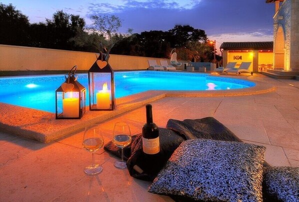 Una piscina climatizada