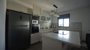 Apartment | Private kitchen | Full-sized fridge, microwave, oven, dishwasher