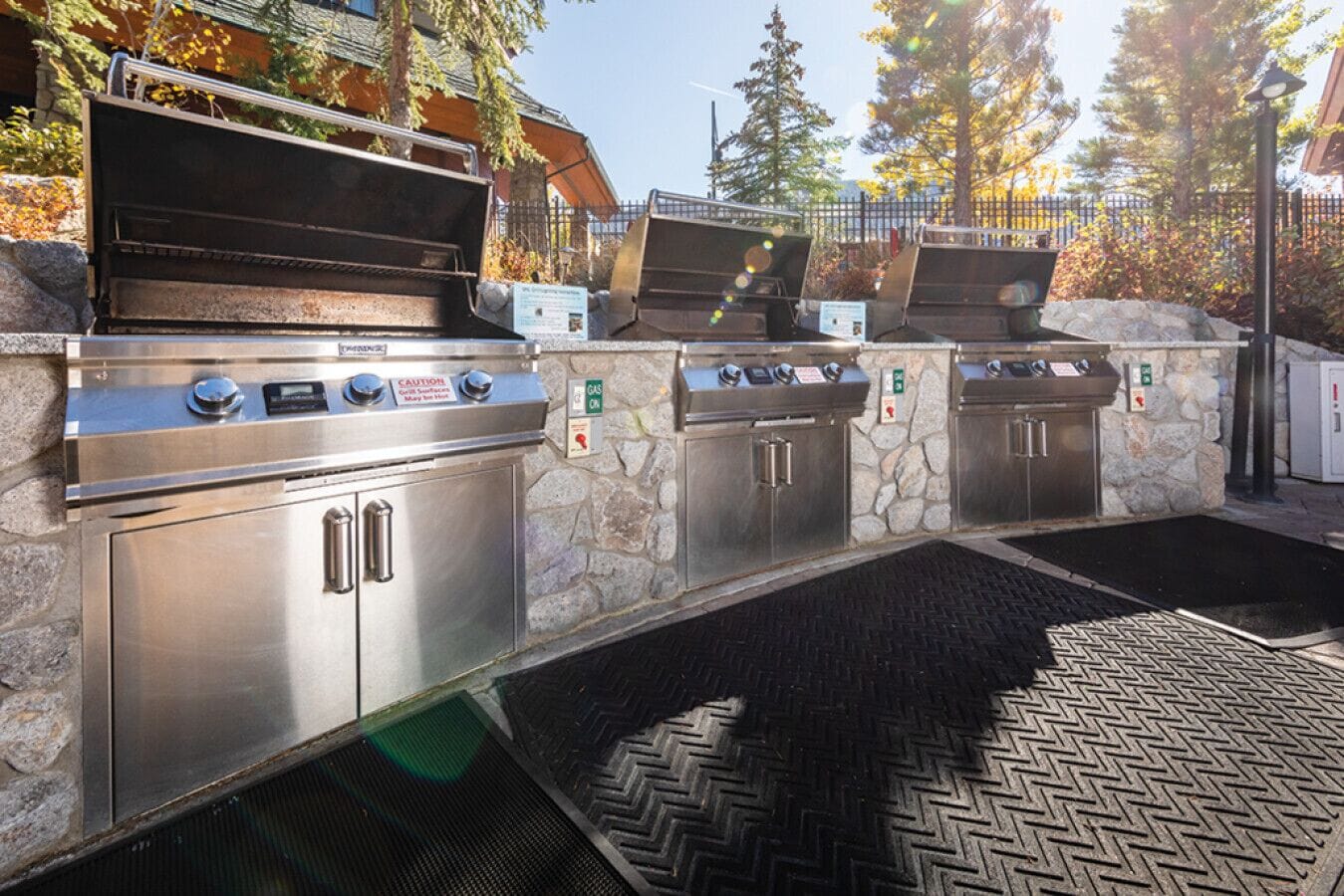 Enceinte de l’hébergement