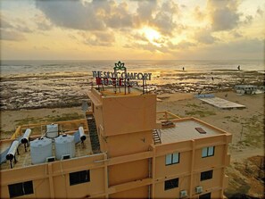 Front of property - The Sky Comfort Beach Hotel, Dwarka (Dwarka)