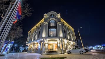 Overnatningsstedets facade