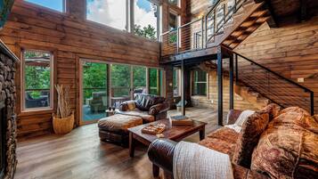 TV connectée, cheminée