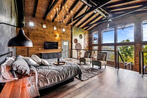 1 bedroom, iron/ironing board, free WiFi, bed sheets - Kelly's Retreat:  A Premium Couples Getaway with Hot Tub, Outdoor Kitchen + More (Sevierville)