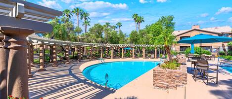 Una piscina climatizada