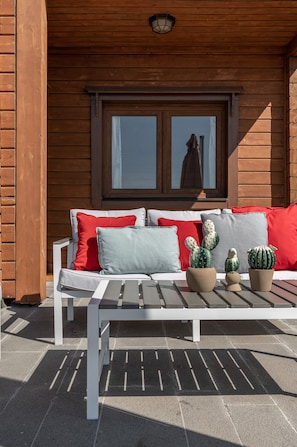 Villa – executive, røyk, dalutsikt | Terrasse/patio