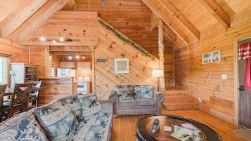 Cabin, 2 Bedrooms | Living area