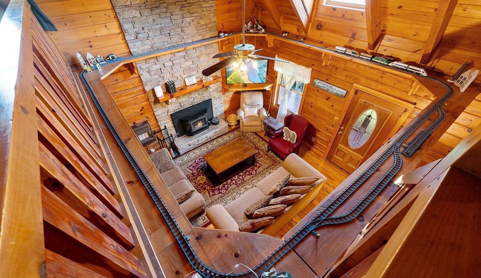Cabana, 3 quartos | Área de estar