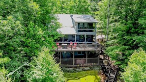 Exterior - Sounds of Silence- 3/3 dog friendly, hot tub, fenced, PAVED ROAD, sleeps 8 (Morganton)