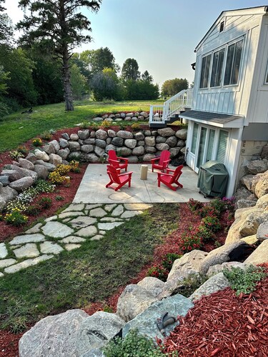 Waterfront property on Crystal Lake!  