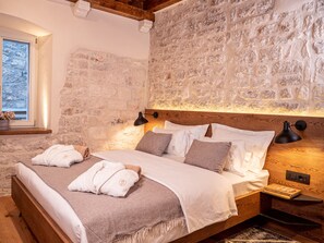 Apartamento família | Roupas de cama antialérgicas, quartos à prova de som