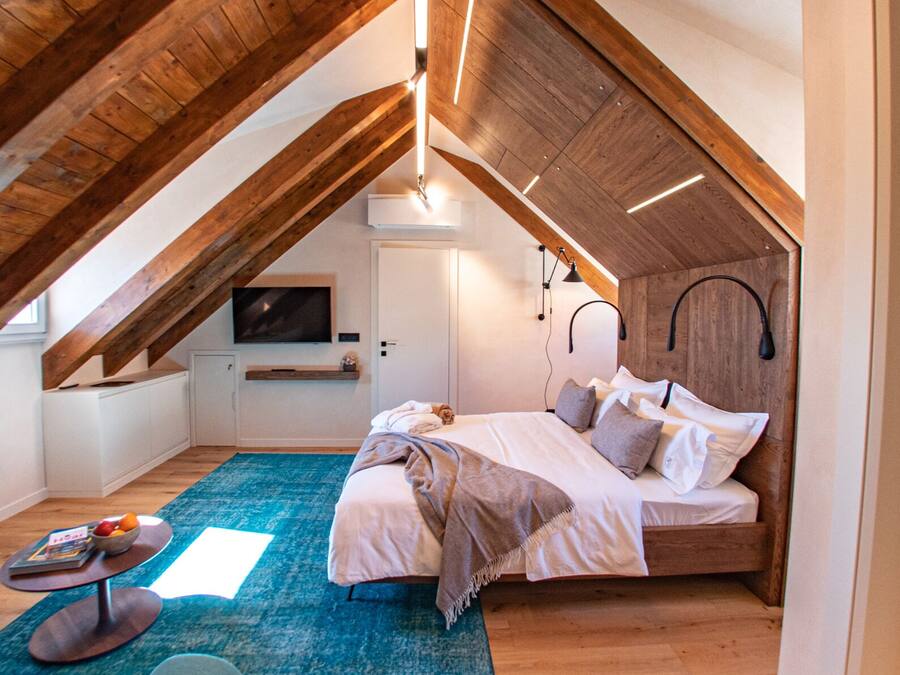 Hypo-allergenic bedding, soundproofing, iron/ironing board, bed sheets