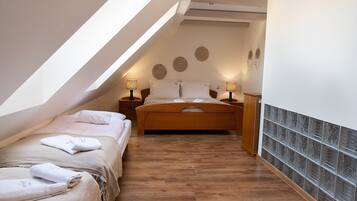 2 chambres, lit parapluie, Wi-Fi gratuit, draps fournis