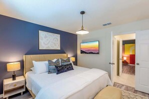 6 habitaciones, tabla de planchar con plancha, cuna de viaje y wifi 