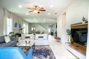 Fernseher, Videospielkonsole, Arbeitsbereiche