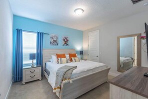 6 bedrooms, iron/ironing board, travel crib, WiFi