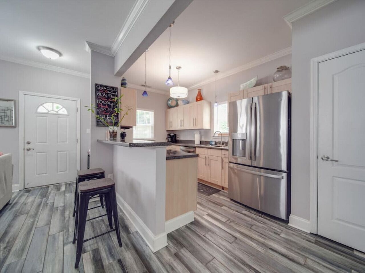 Refrigerador, microondas, horno, placa de cocina