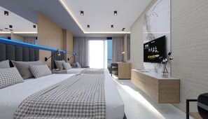 Standard Room, Sea View | Premium bedding, free minibar, laptop workspace, bed sheets - ArdorMare Hotel (Alanya)