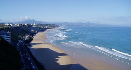 Studio Front de mer Biarritz vue Exceptionnelle + Garage