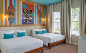 4 bedrooms, iron/ironing board, travel crib, WiFi